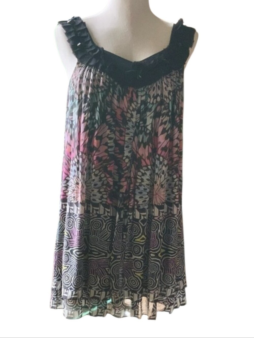 MATTHEW WILLIAMSON Silk Butterfly Dress Size: US6, UK10